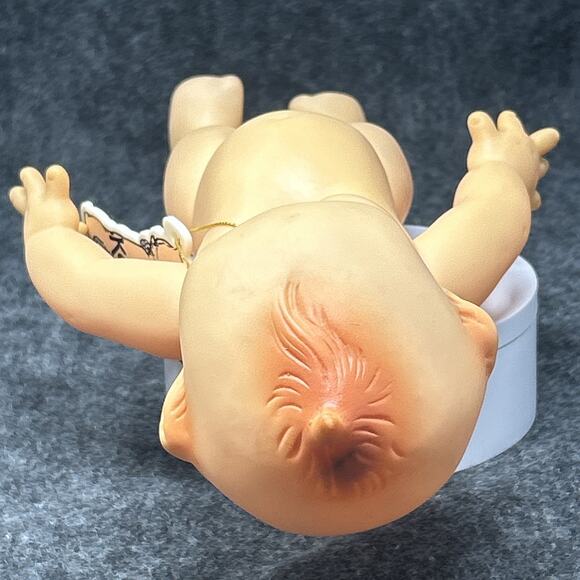 Vtg Jesco 1987 Kewpie Rubber Face Doll 11 Inch Collectible Hard Plastic Hang Tag - Picture 10 of 12